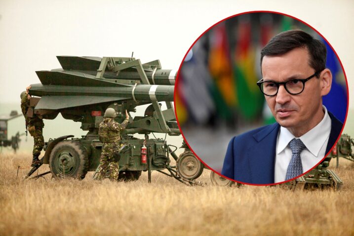 Ilustracija, poljski premijer Mateusz Morawiecki u krugu / REUTERS
