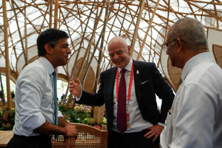 Gianni Infantino tijekom boravka na Baliju/Foto REUTERS