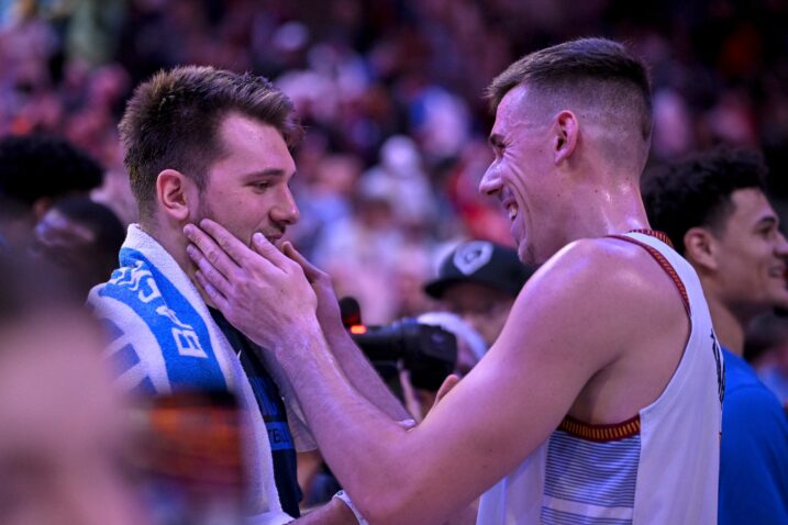 Luka Dončić i Vlatko Čančar/Foto REUTERS