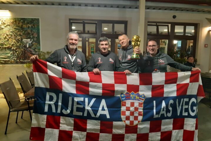 Zlatko, Miljenko, Dado i Bruno na putu za Katar / Foto Davor Petrović