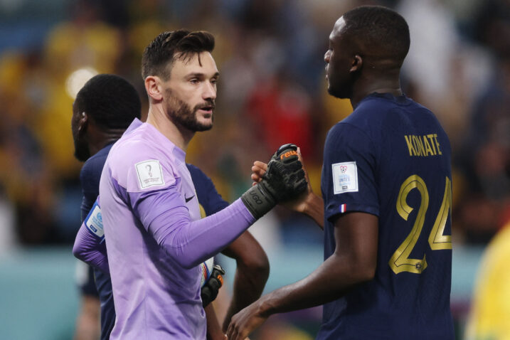 Hugo Lloris i Ibrahima Konate/Foto REUTERS