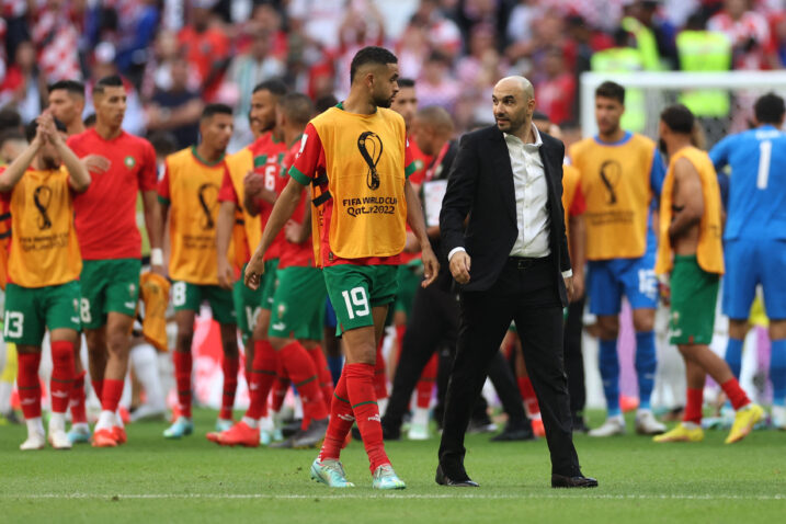 Walid Regragui i Youssef En-Nesyri/Foto REUTERS