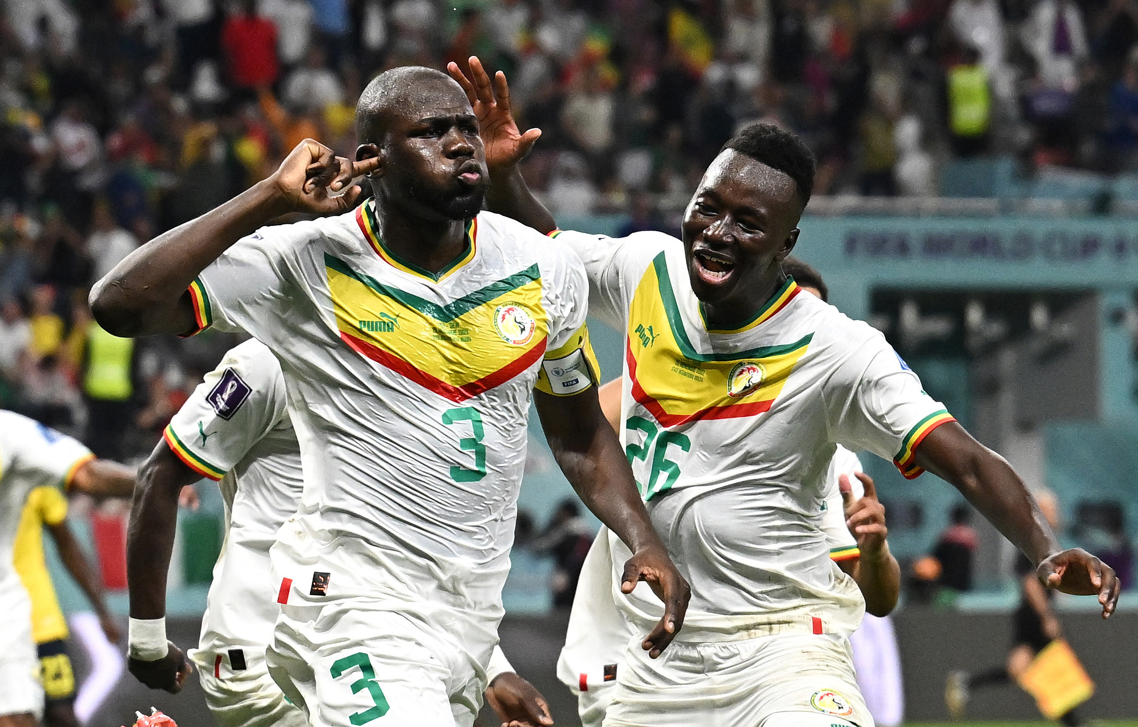 Kalidou Koulibaly slavi pogodak/Foto REUTERS
