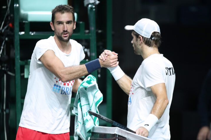Marin Čilić i Nikola Mektić u Malagi/Foto PIXSELL