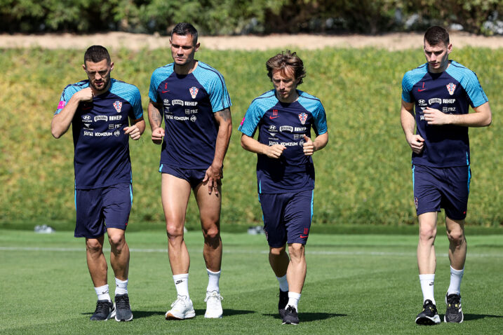 Mateo Kovačić, Dejan Lovren, Luka Modrić i Dominik Livaković/Foto PIXSELL