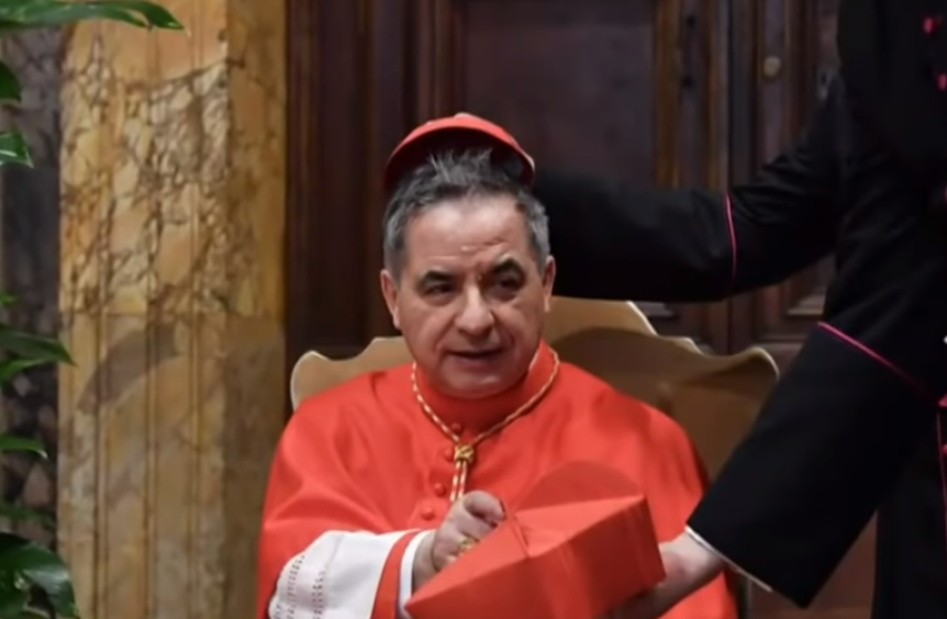 Kardinal Giovanni Angelo Becciu / Screenshot