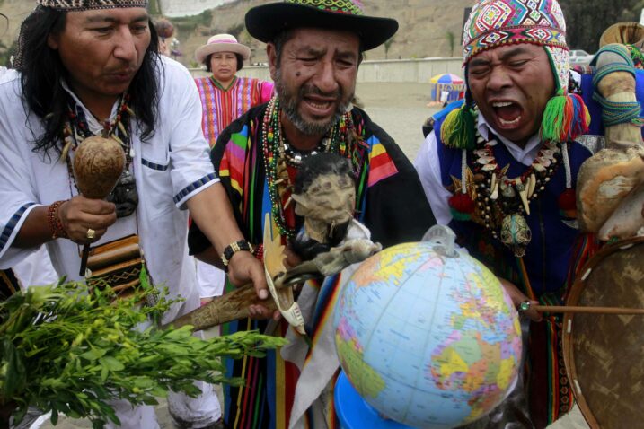 Ilustracija s jedne od ranijih godišnjih ceremonija peruanskih šamana / Foto Reuters