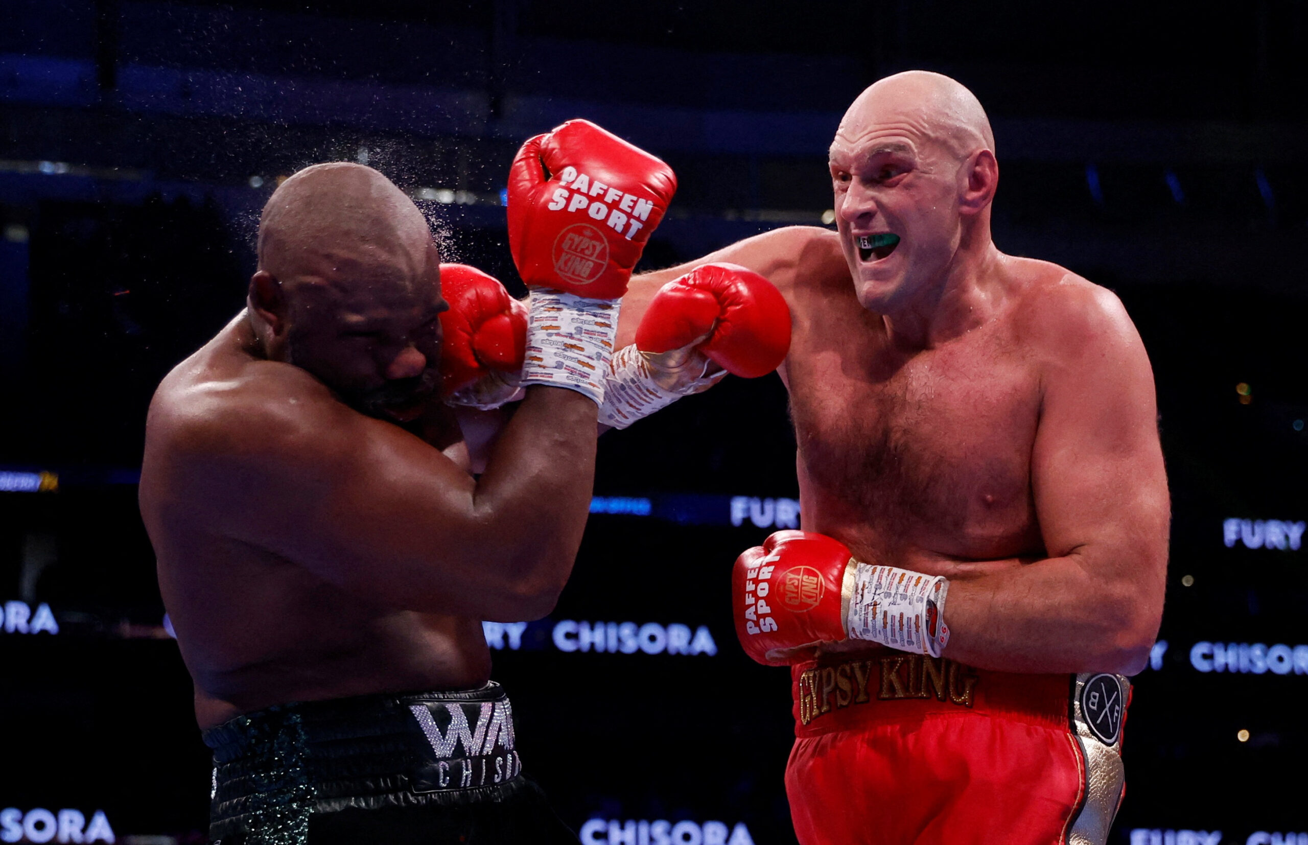 Tyson Fury i Derek Chisora/Foto REUTERS