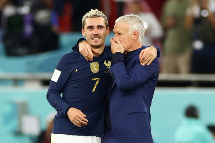 Antoine Griezmann i Didier Deschamps/Foto REUTERS