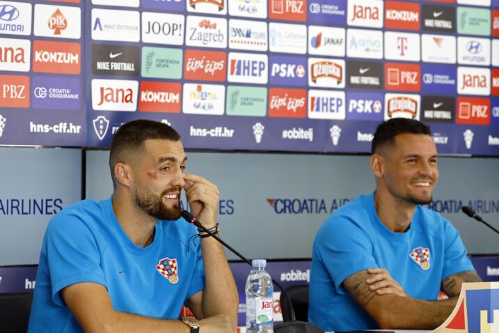Mateo Kovačić i Dejan Lovren/Foto REUTERS