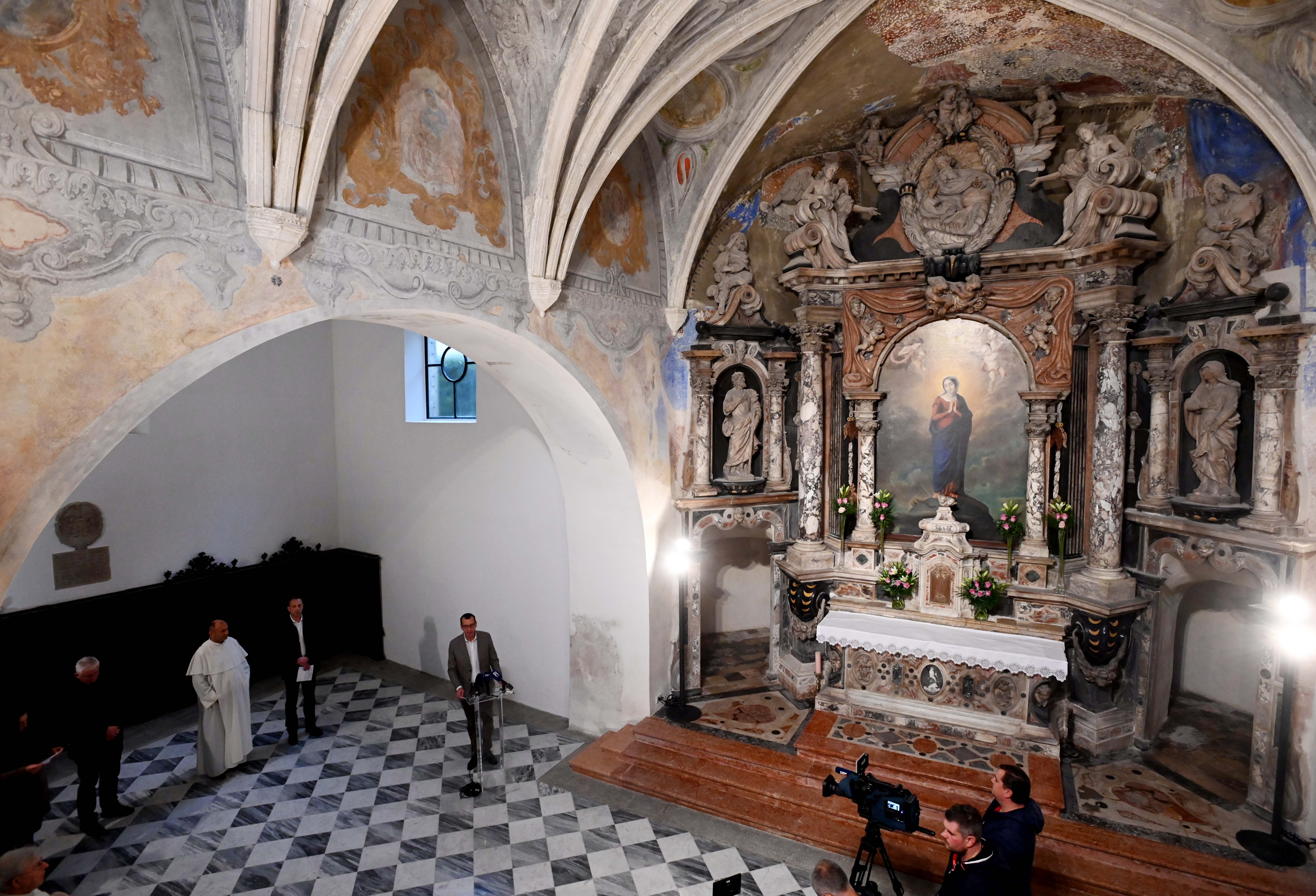 S prezentacije dovršenih radova u kapeli Bezgrešnog začeća Blažene Djevice Marije / Foto Marko Gracin