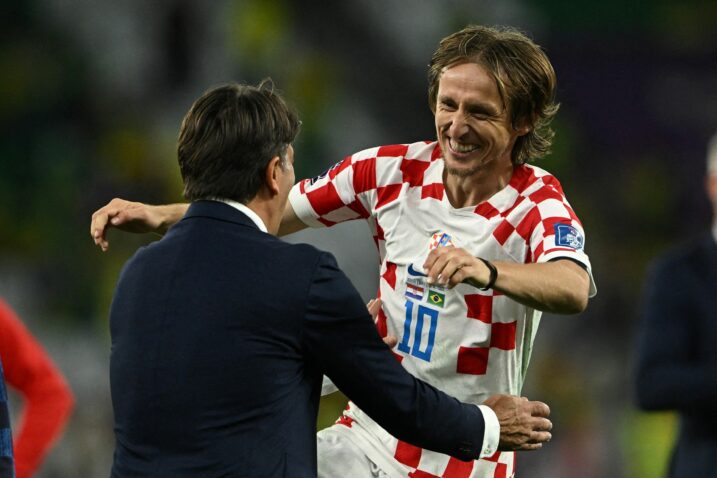 Zlatko Dalić i Luka Modrić/Foto REUTERS