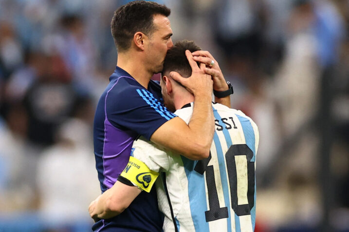 Lionel Scaloni i Lionel Messi/Foto REUTERS