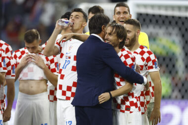 Zlatko Dalić i Luka Modrić/Foto REUTERS