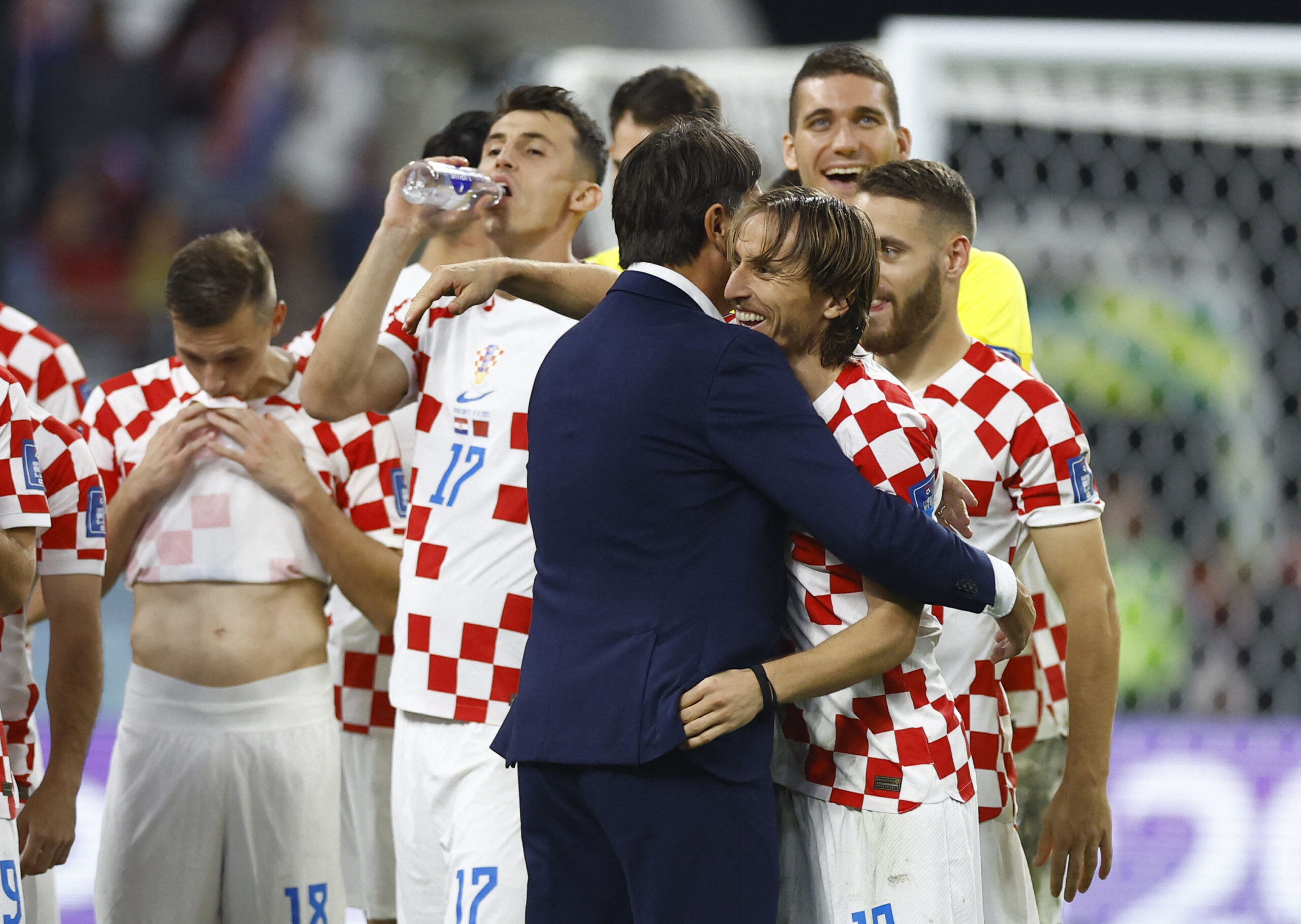 Zlatko Dalić i Luka Modrić/Foto REUTERS