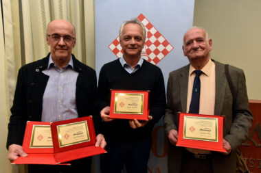 ŠAHOVSKI NEIMARI - Ivan Mandekić, Srđan Zelenika i Dalibor Reš/Foto D. KOVAČEVIĆ