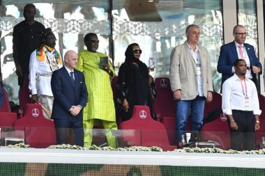 Gianni Infantino i Samuel Eto'o/Foto REUTERS
