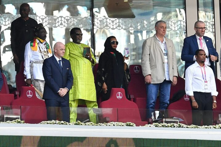 Gianni Infantino i Samuel Eto'o/Foto REUTERS