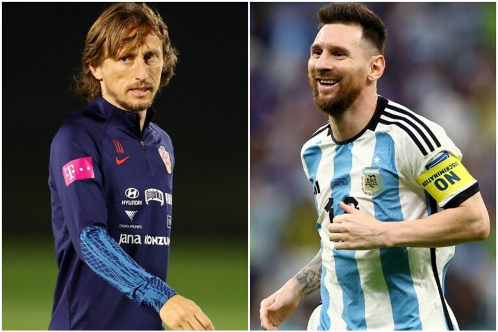 Luka Modrić i Leo Messi/Foto REUTERS