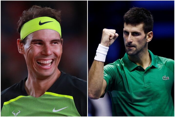 Rafa Nadal i Novak Đoković/Foto REUTERS