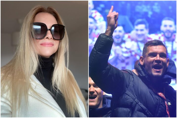 Foto Screenshot Instagram Vlatka Pokos; Davor Kovačević