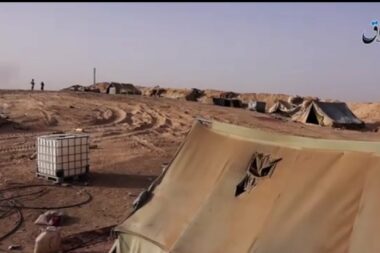 Naftna polja al-Taym snimljena 2016. nakon što je sirijski režim s njih protjerao IS / Foto Screenshot Twitter