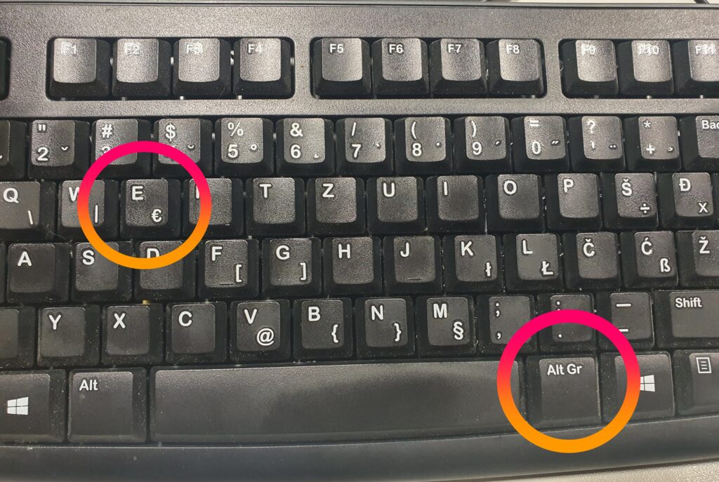 Znate Li Gdje Je Oznaka Za Euro Na Tipkovnici Zadarski List