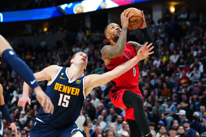 Nikola Jokić i Damian Lillard/Foto REUTERS