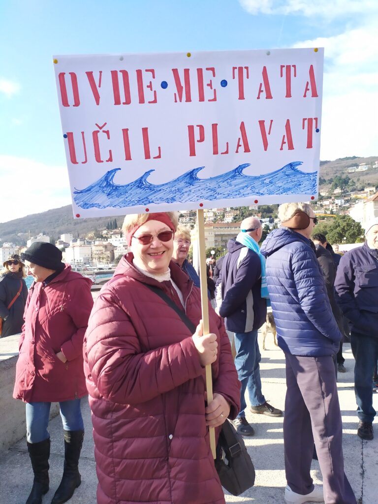 prosvjed za slobodan pristup plažama, plaže, opatija
