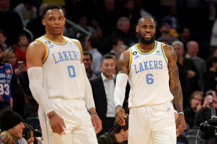 Russell Westbrook i LeBron James/Foto REUTERS