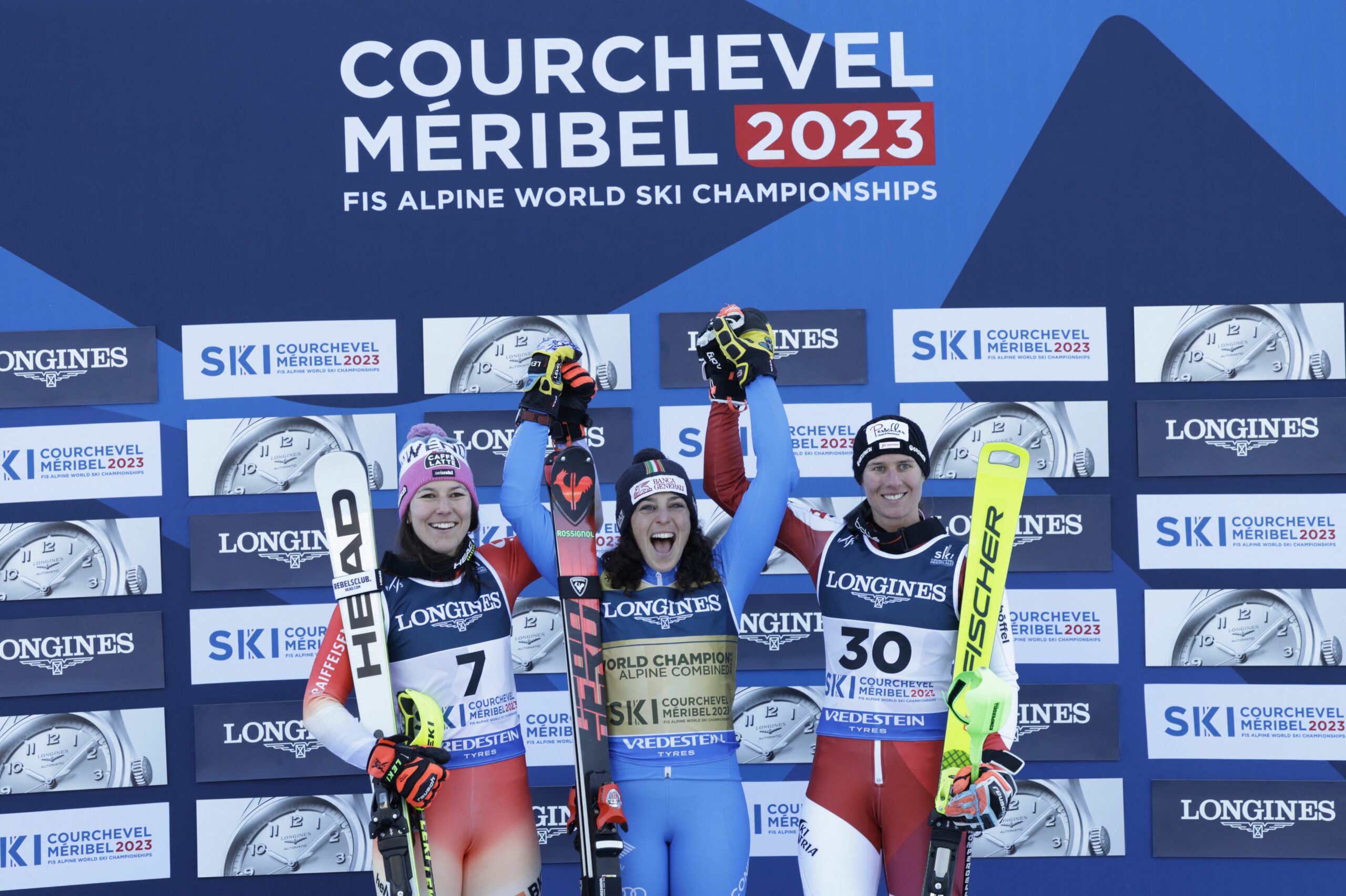 Federica Brignone, Wendy Holdener i Ricarda Haaser odnijele su prvi komplet medalja u Meribelu/Foto REUTERS