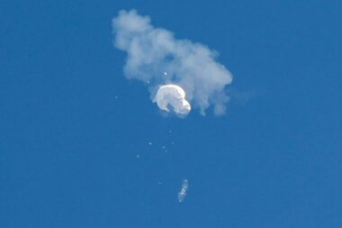 Obaranje kineskog špijunskog balona prošlog tjedna / Foto Reuters