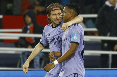 Luka Modrić i Rodrygo /Foto REUTERS