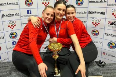 Lea Vukoja, Lucia Battaia i Ema Sgardelli/Foto KK Champion