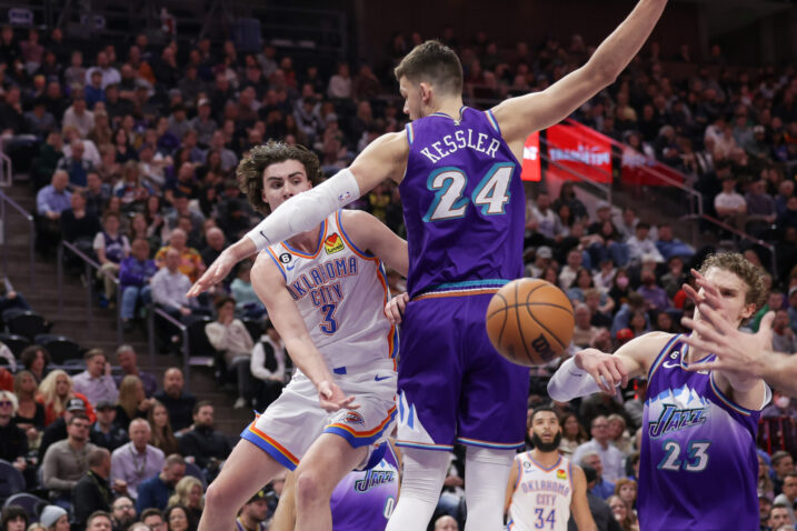 Dario Šarić i Walker Kessler/Foto REUTERS