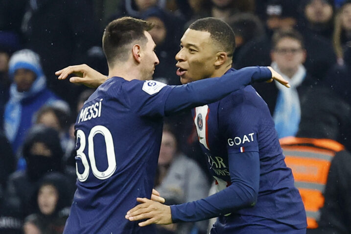Leo Messi i Kylian Mbappe/Foto REUTERS
