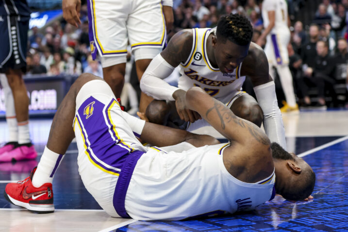 James LeBron se ozljedio u ogledu protiv Dallasa/Foto REUTERS
