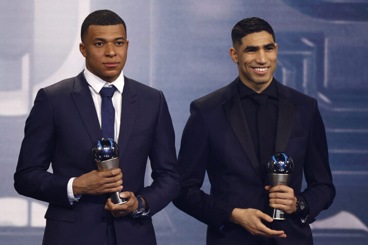 Kylian Mbappe i Achraf Hakimi/Foto REUTERS