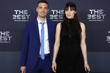 Lionel Scaloni i Elisa Montero/Foto REUTERS
