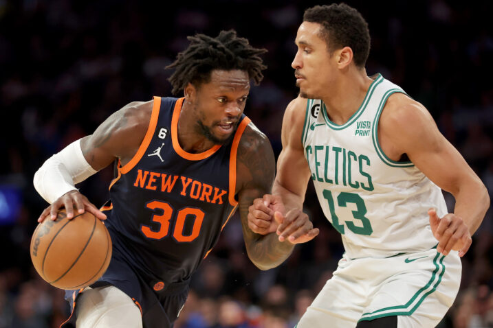 Julius Randle i Malcolm Brogdon/Foto REUTERS