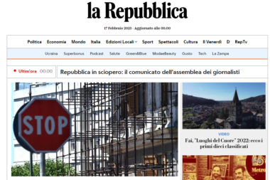 La Repubblica u štrajku / Screenshot