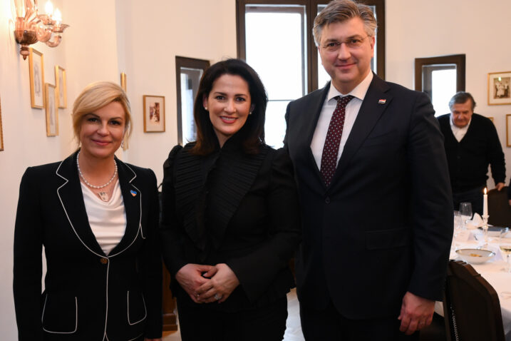 Kolinda Grabar Kitarović i Andrej Plenković