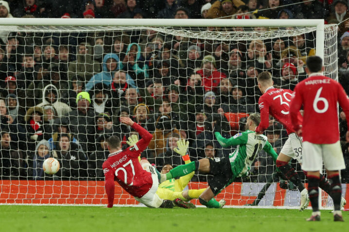 Wout Weghorst zabija četvrti pogodak za Manchester United/Foto REUTERS