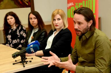 Iva Davorija, Hana Paleka, Morena Lekan i Nebojša Zelič / Foto Marko Gracin