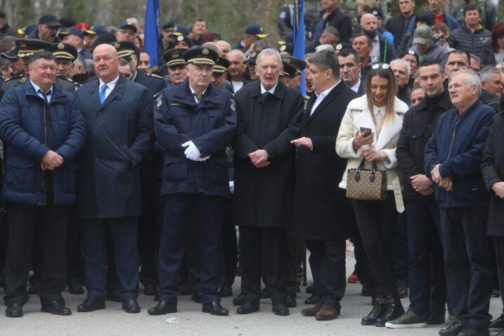 Počast žrtvi Josipa Jovića odali su i predsjednik Zoran Milanović, ministar Davor Božinović / Foto KRISTINA ŠTEDUL FABAC/PIXSELL