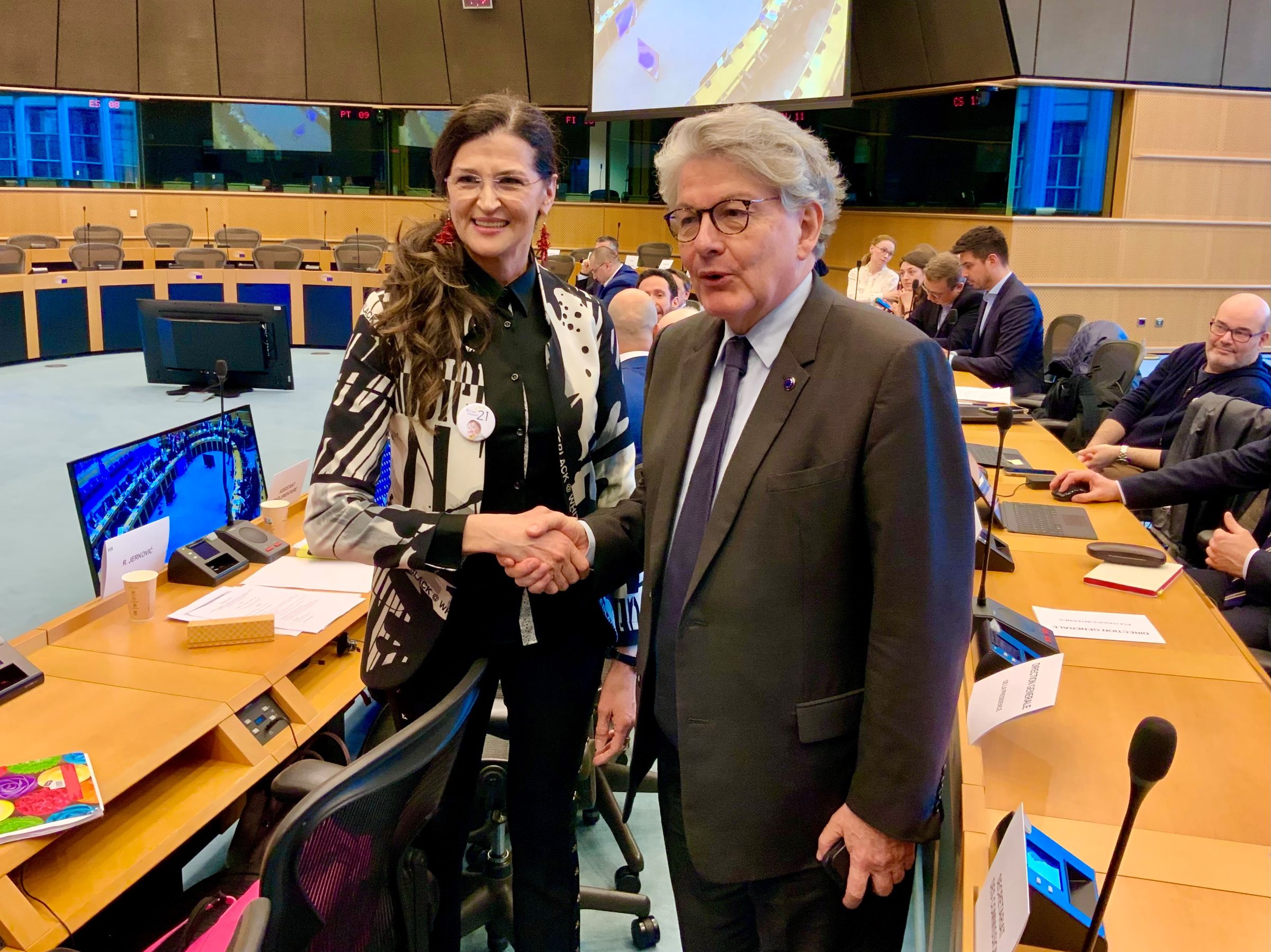Romana Jerković i Thierry Breton