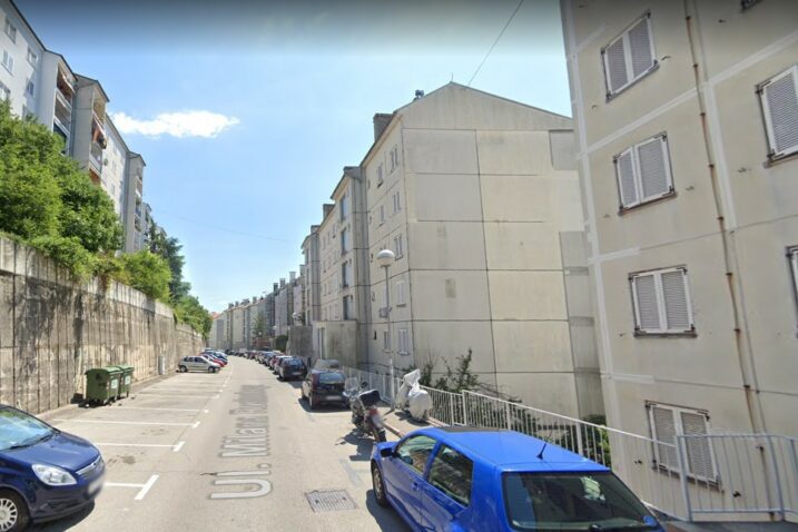 Ilustracija ulice Milana Rustanbega na Škurinjama / Foto Screenshot Google Maps