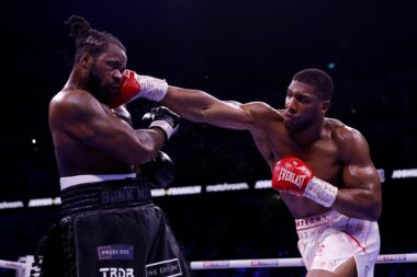 Anthony Joshua i Jermaine Franklin/Foto REUTERS