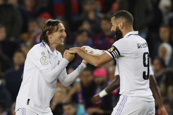 Luka Modrić i Karim Benzema/Foto REUTERS
