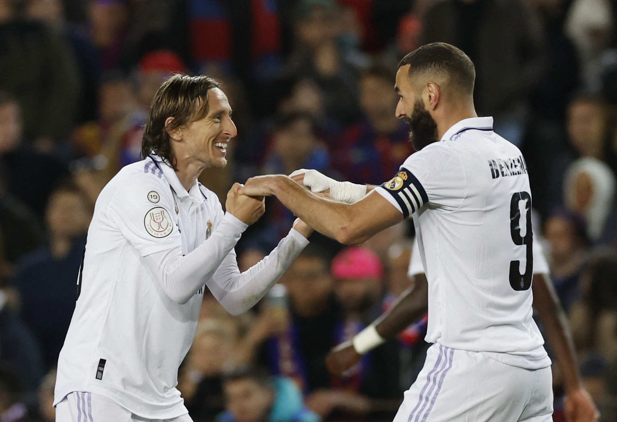 Luka Modrić i Karim Benzema/Foto REUTERS